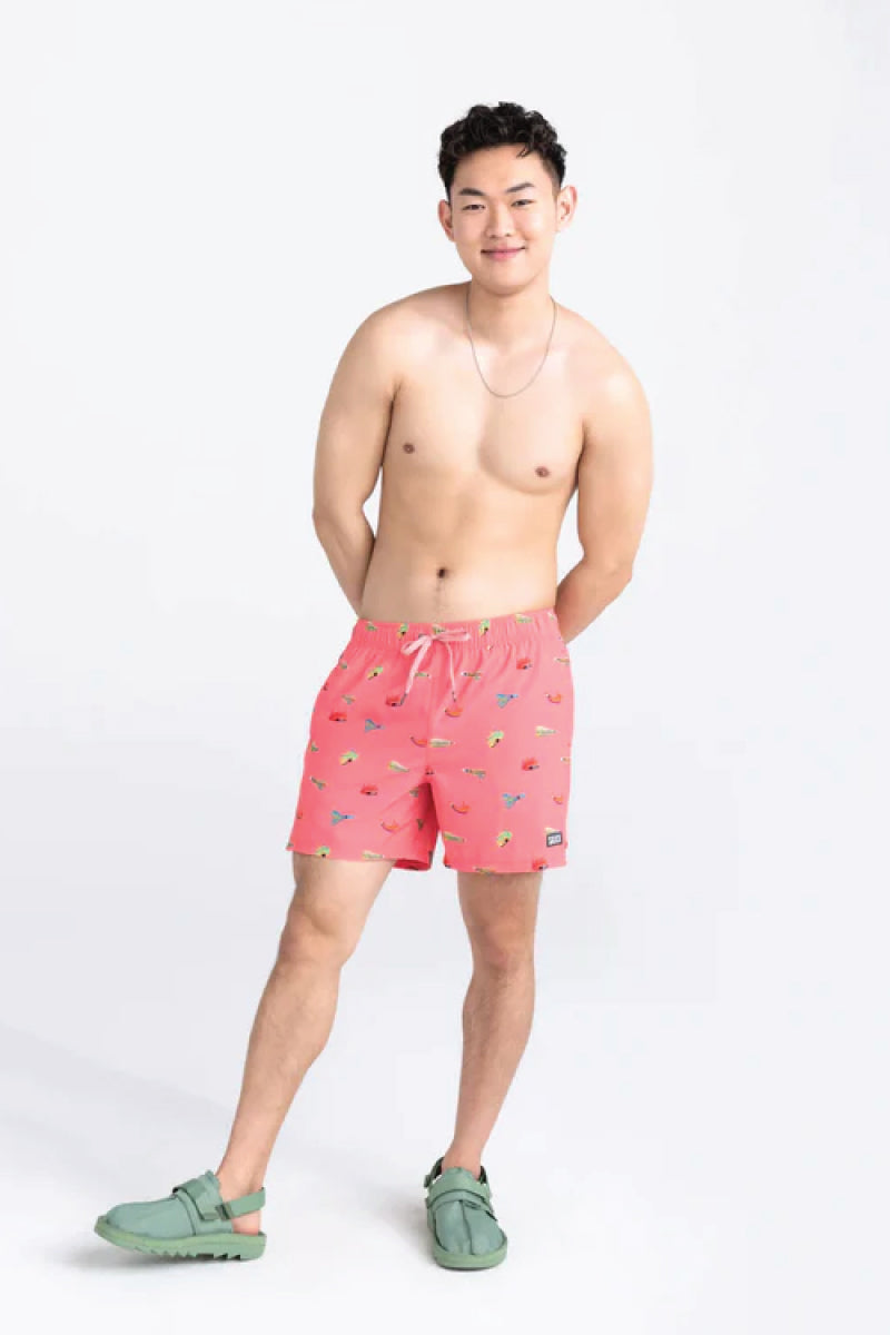 Athletic 3 Piece Tankini Swimsuit Boy Shorts For Women-Black Orange Fl –  Tempt Me