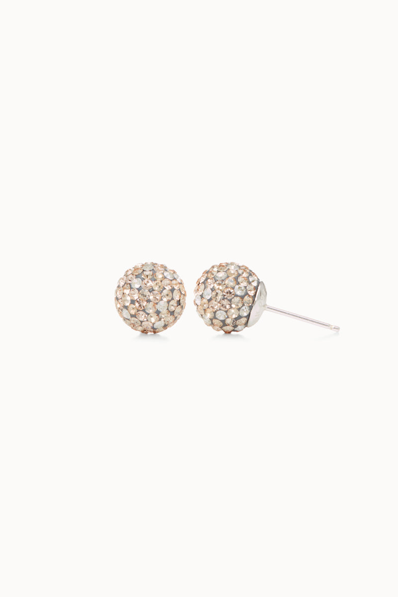 8mm Sparkle Ball Earrings