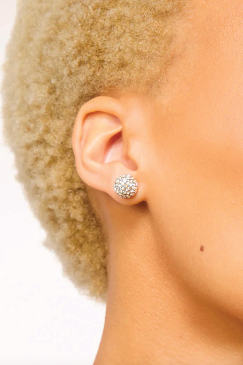 8mm Sparkle Ball Earrings