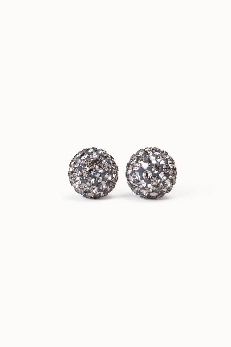 8mm Sparkle Ball Earrings - Lunar - LUN