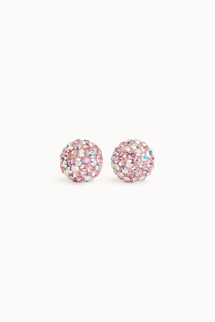 8mm Sparkle Ball Earrings - Poppy - PPY