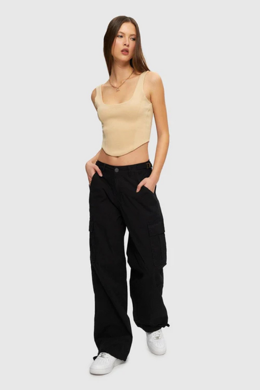 Cargo Pants Women Plus Size Hollow Punk Workwear Belt Buckle High Waist  Zipper Casual Pants Women Clothing Pantalones De Mujer