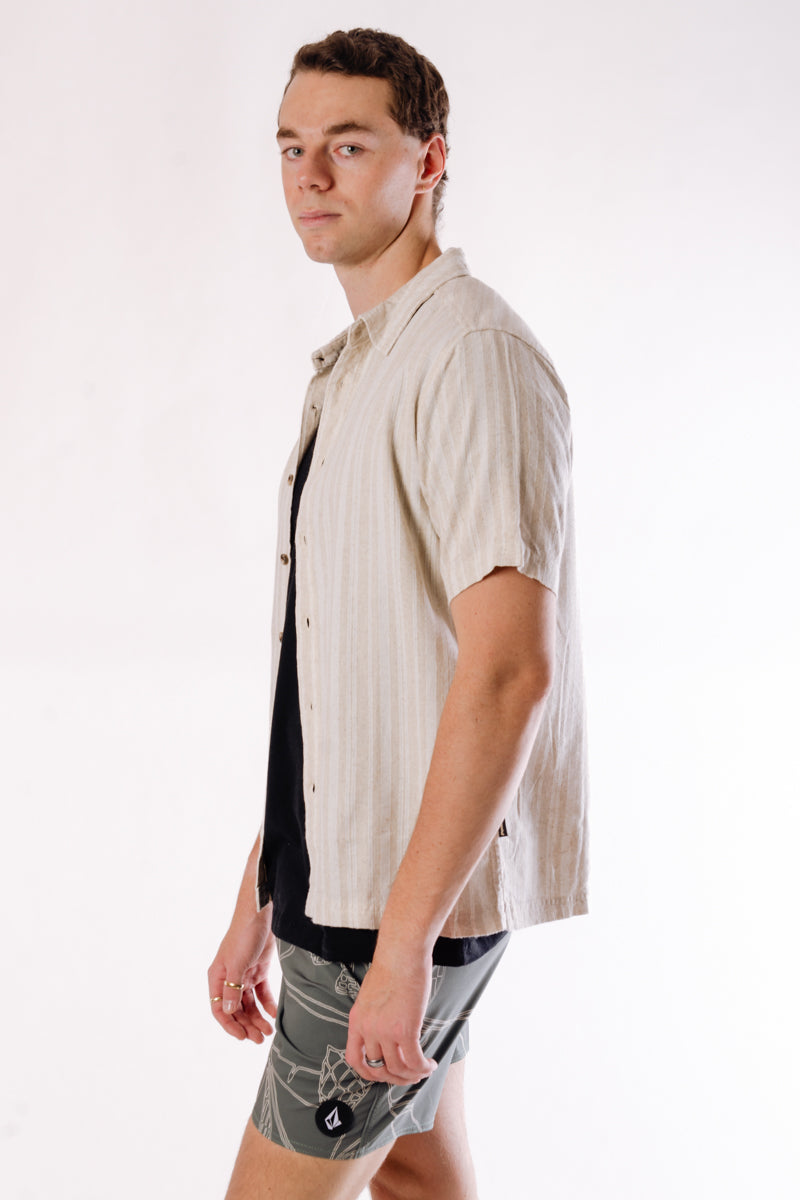 Apollo Linen Short Sleeve - TAN