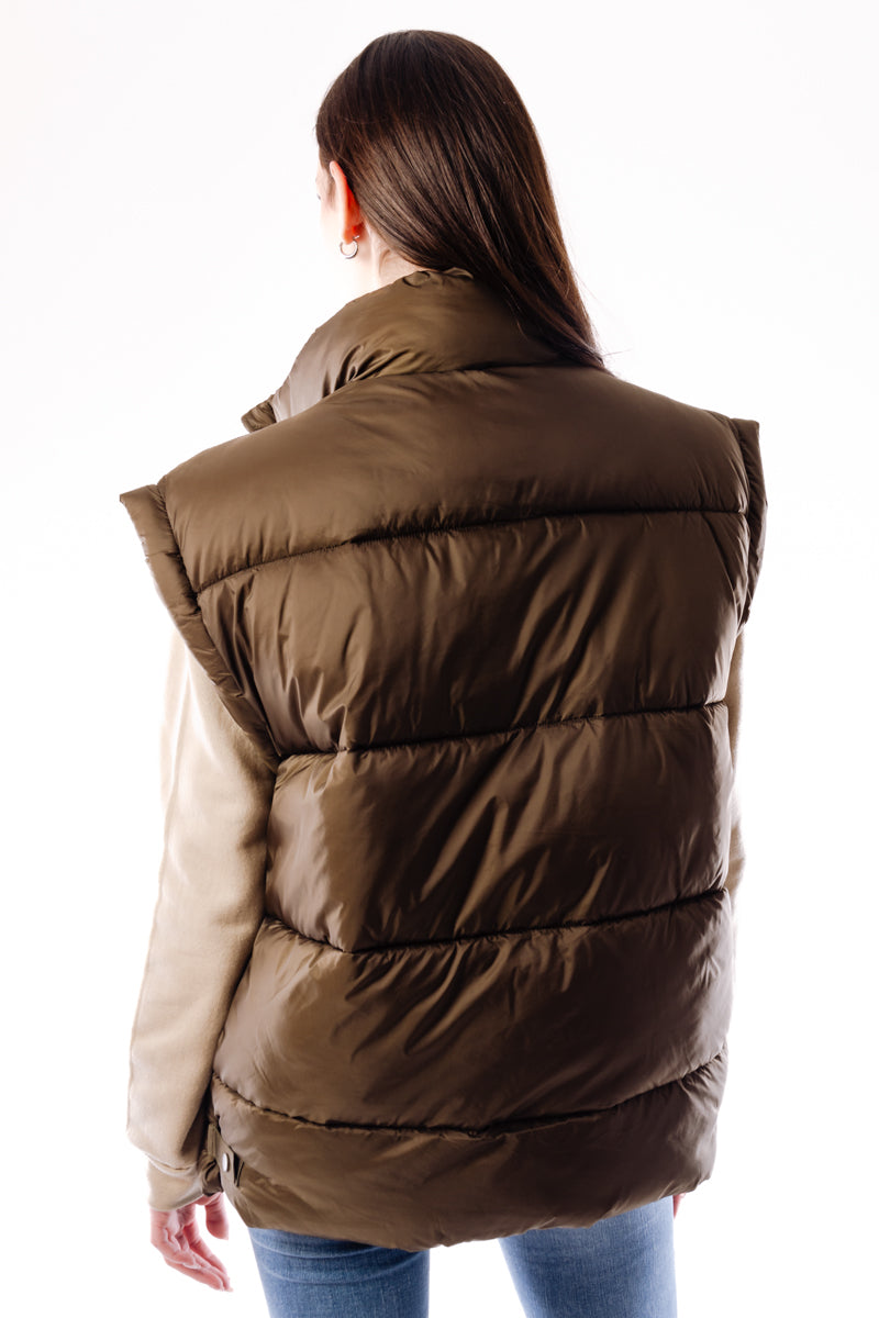 Ash Quilted Boxy Vest - OLV