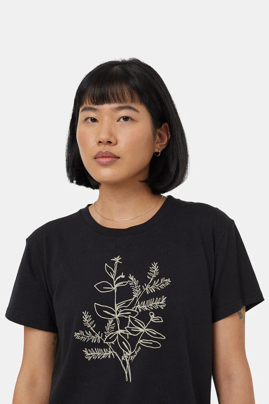 Autumn Flora Tee - BLK