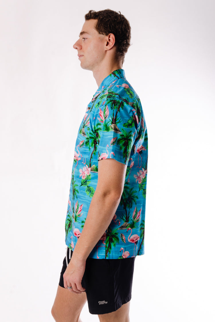 Azure Hour Short Sleeve Shirt - GRN