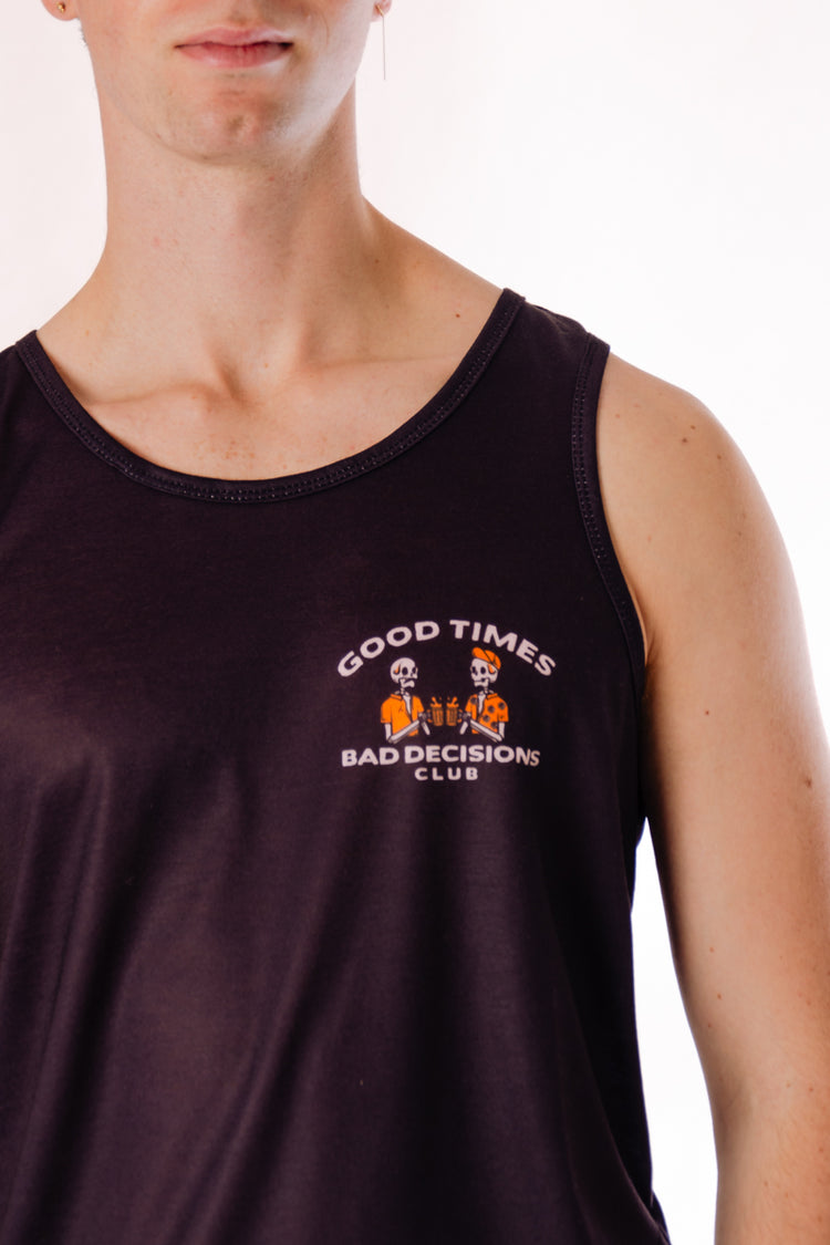 Bad Decisions Tank - BLK