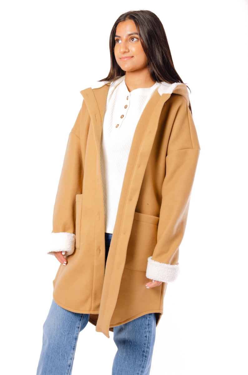 Bea Melton Hooded Jacket - CRM