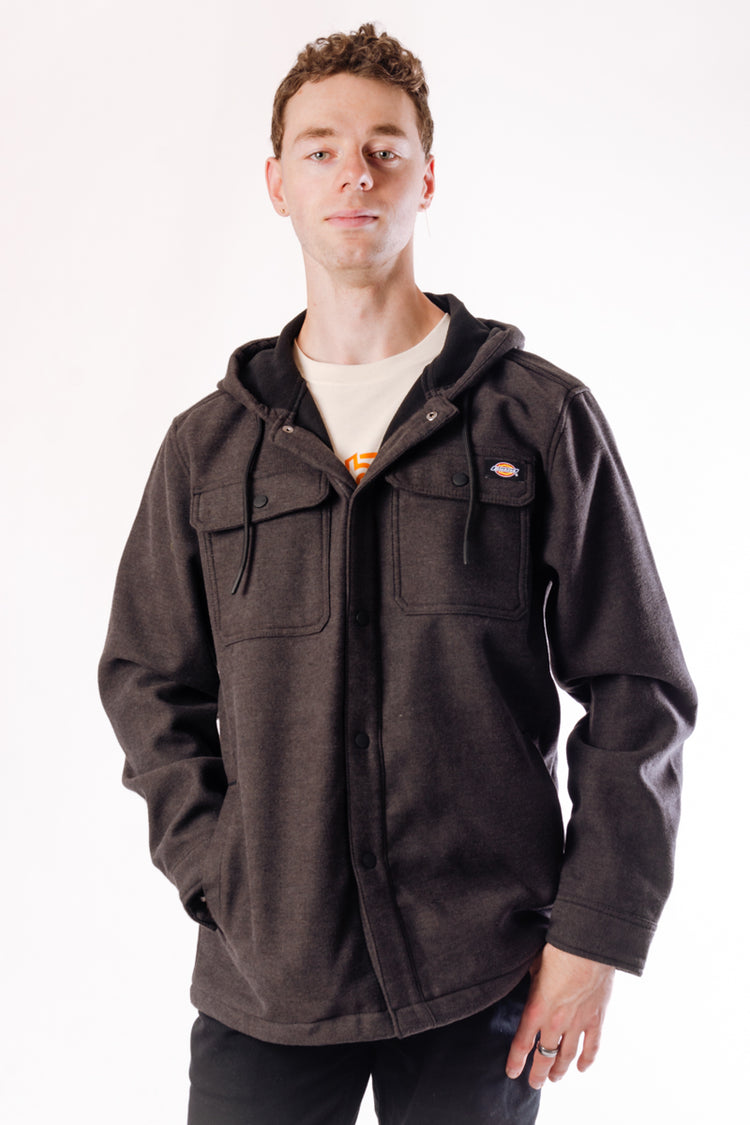 Dickies bonded overshirt with hood walmart best sale