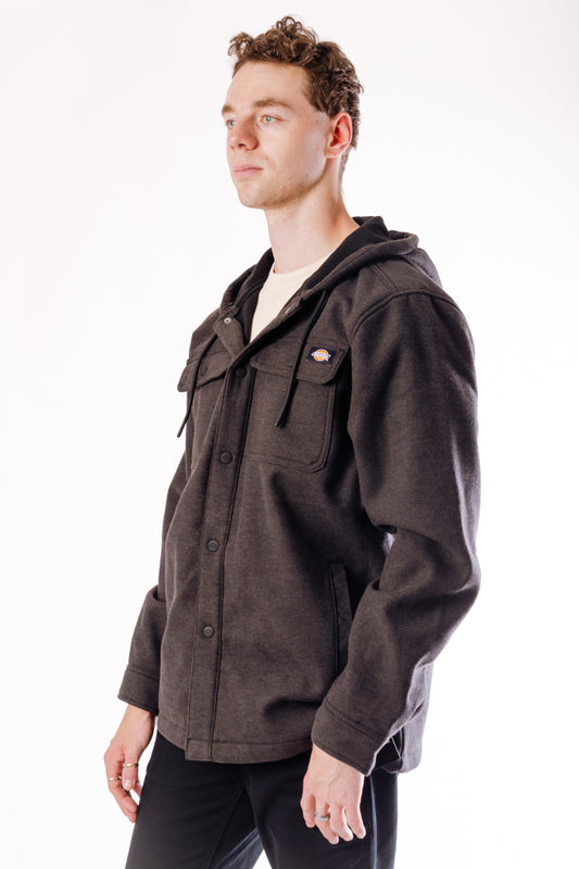 Bonded Shacket - BLK