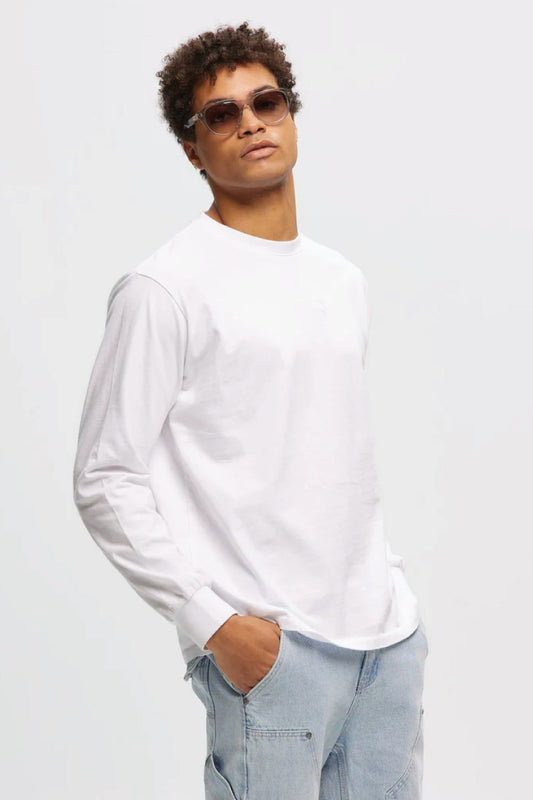 Boss Long Sleeve Tee - WHT