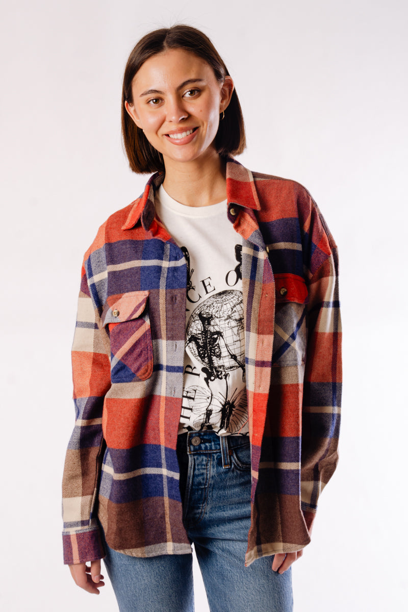 Bowery Classic Long Sleeve Flannel - NVM