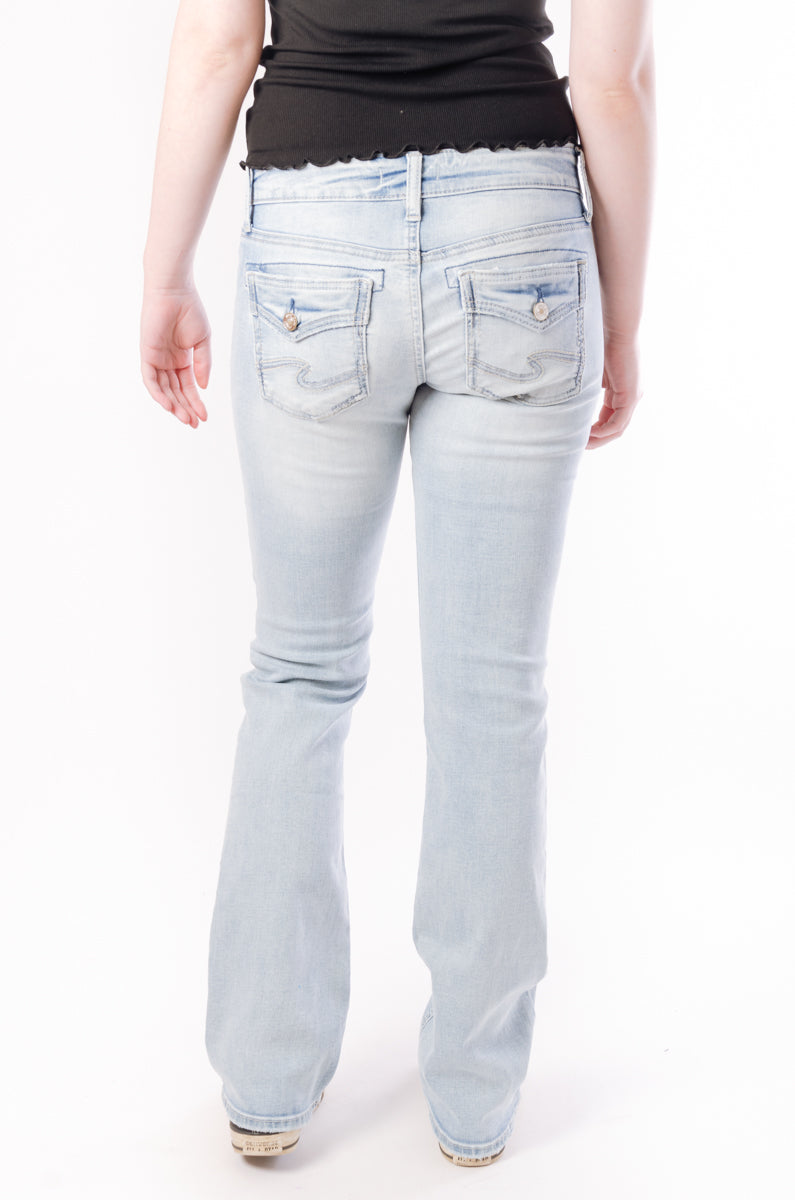 Empyre Zia Low-rise Split Hem Denim Jeans