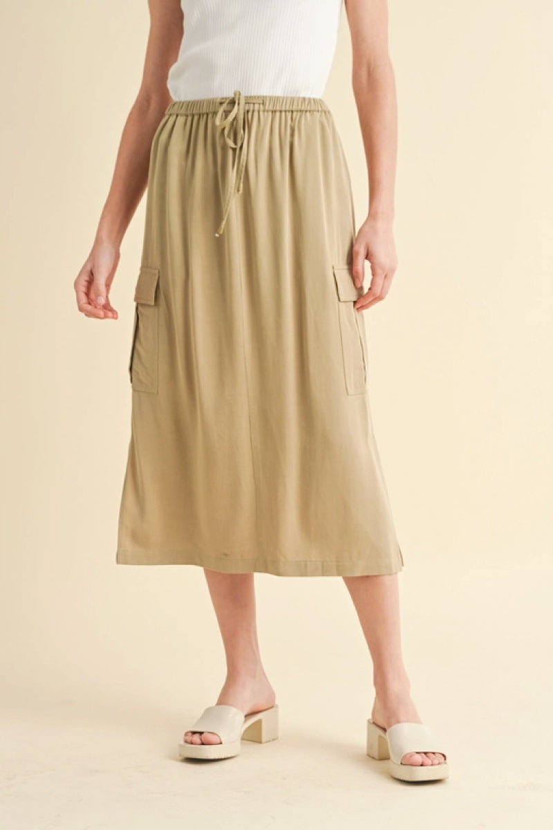 Cargo Midi Skirt