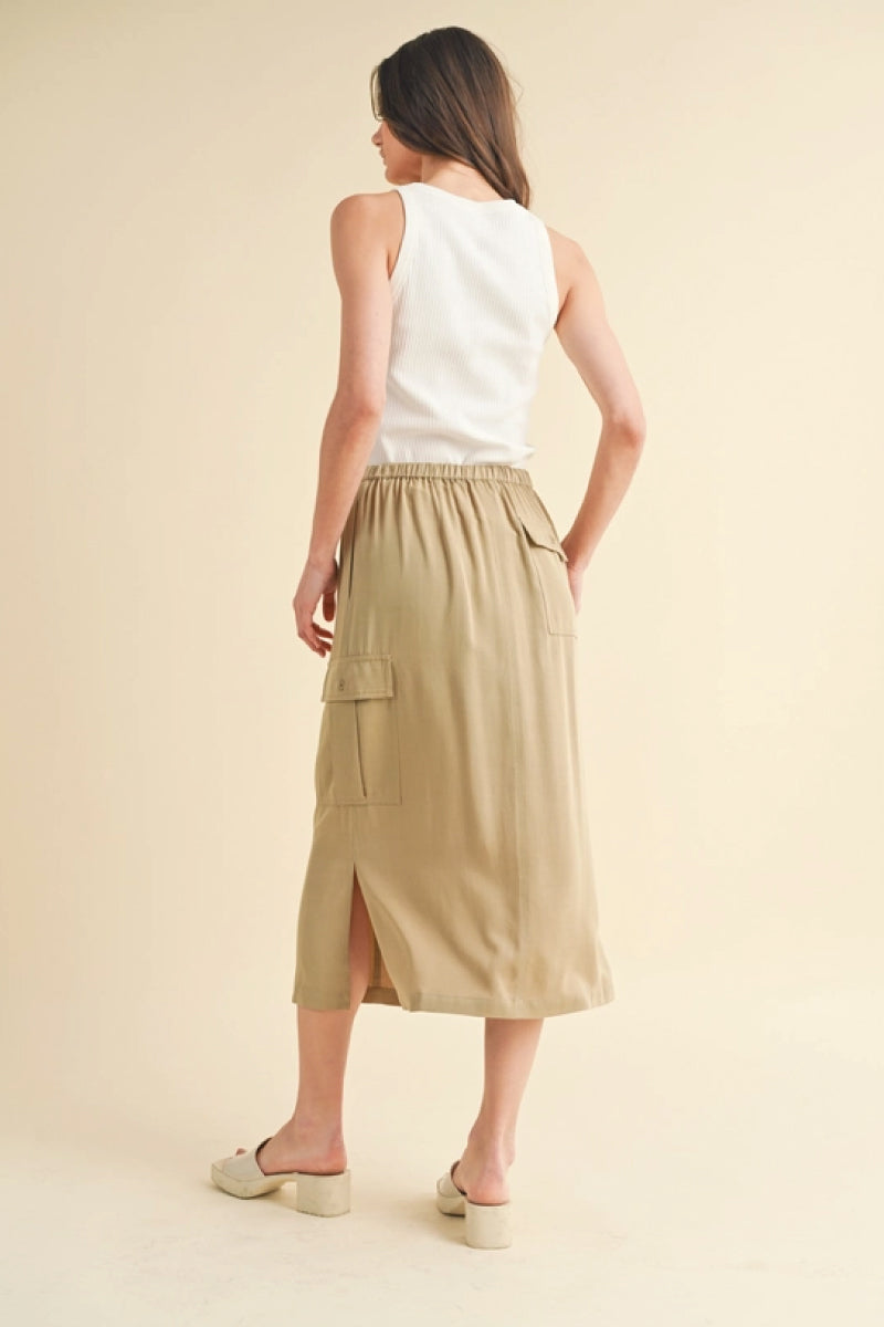 Cargo Midi Skirt