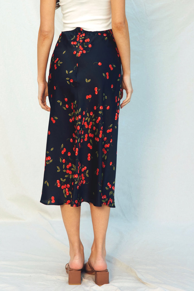 Cherries Maxi Skirt