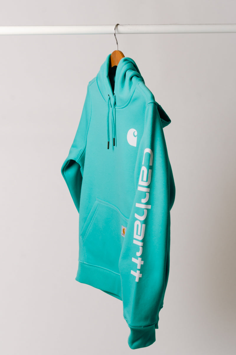 Clarksburg Graphic Sleeve Hoodie - AQU