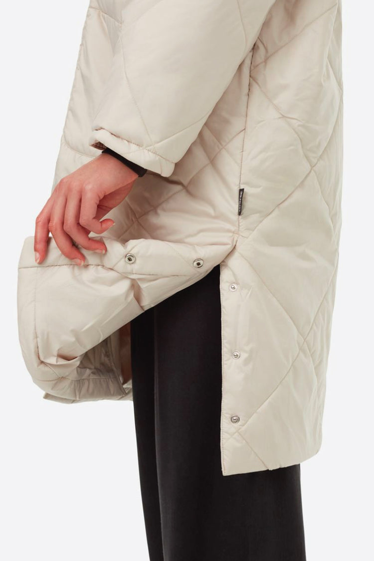 Cloud Shell Quilted Hooded Jacket - OAK