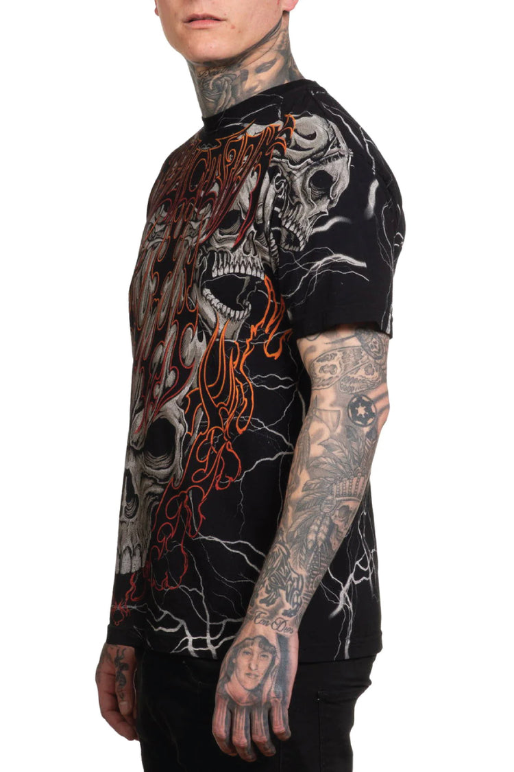 Cosmic Inferno Tee - BLK