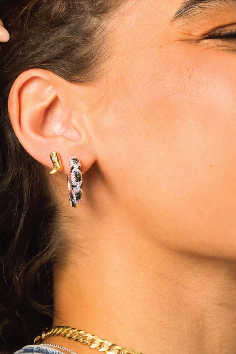 Cowboy Boot Stud Earrings