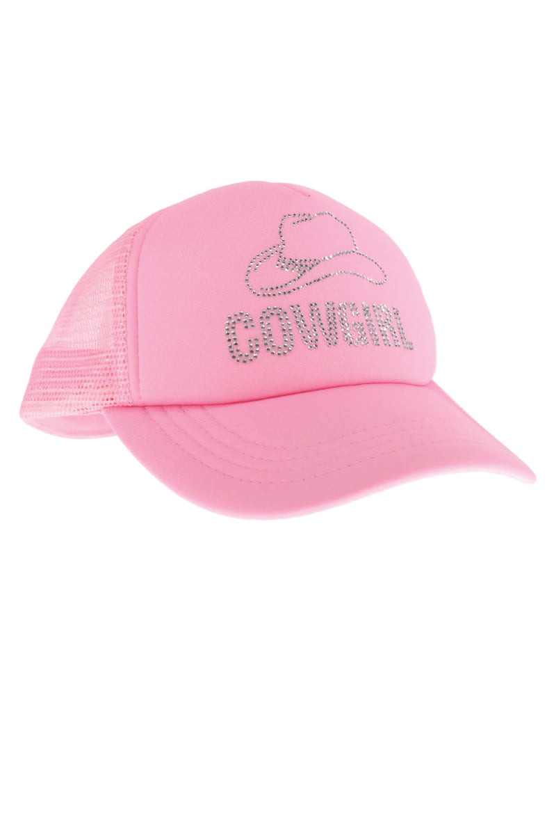 Cowgirl Rhinestone Trucker