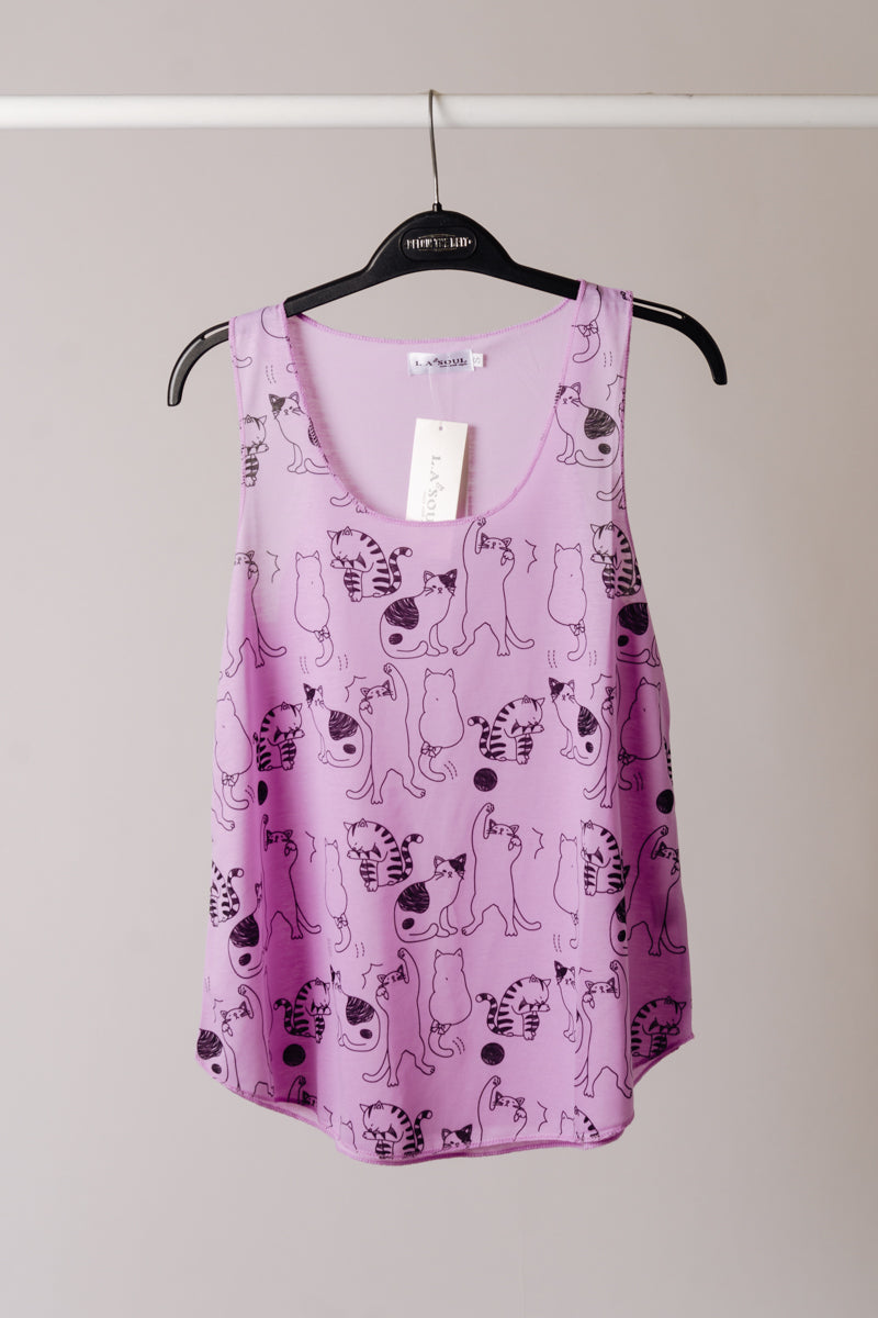 Dancing Cats Tank - LAV