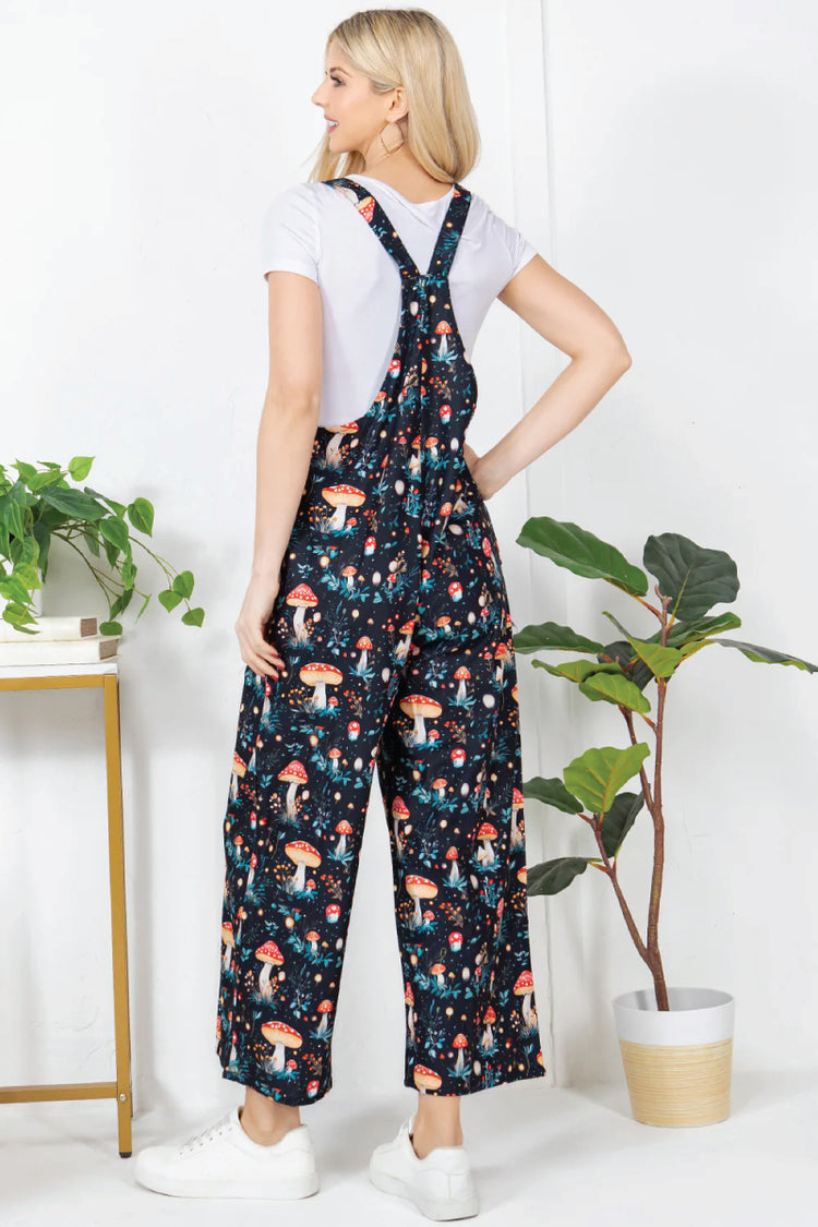 Dreamy Mushroom Corduroy Overall - TOA