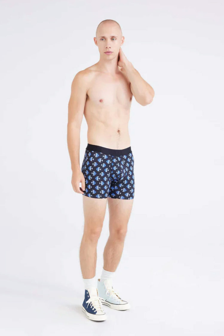 DropTemp Cooling Cotton Boxer Brief - AQU