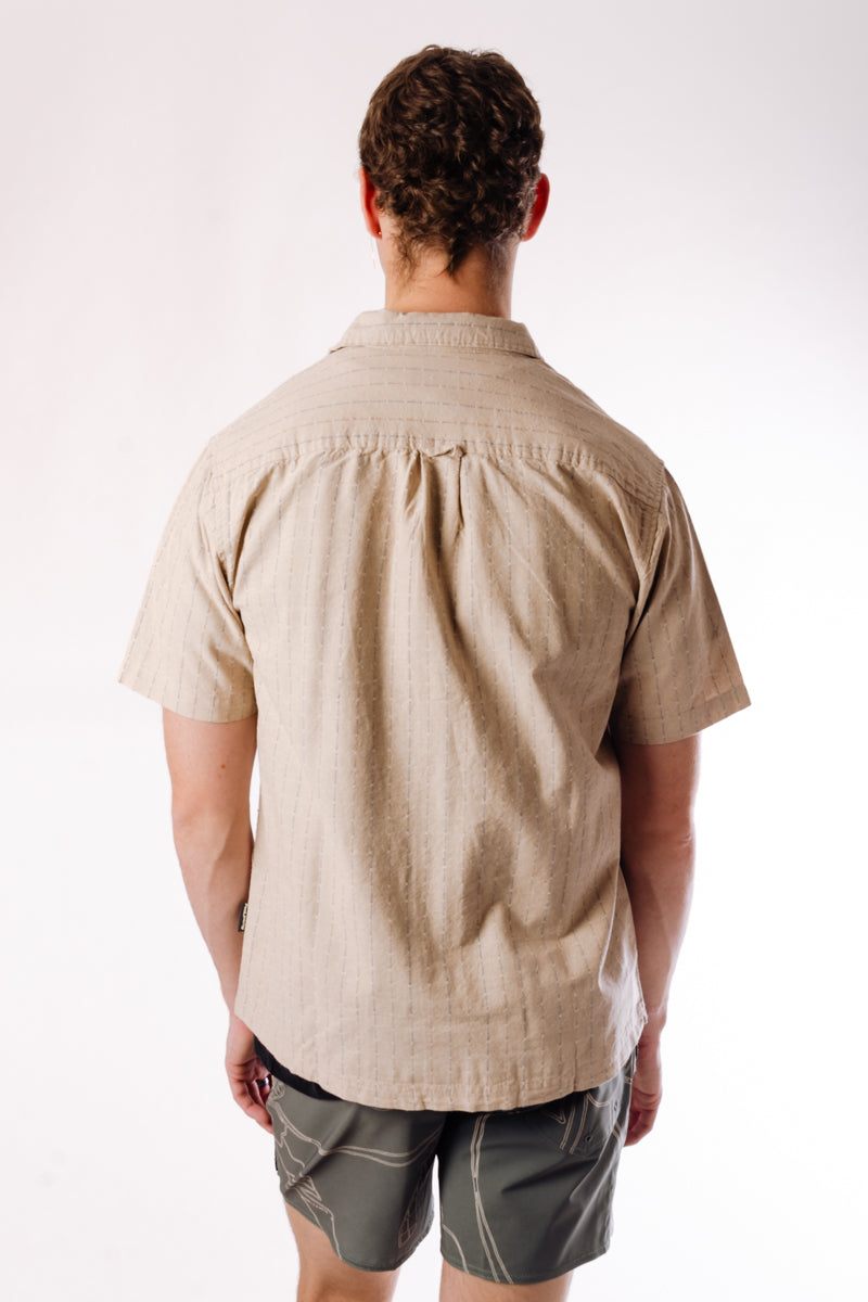 Feather Linen Shirt - GRY