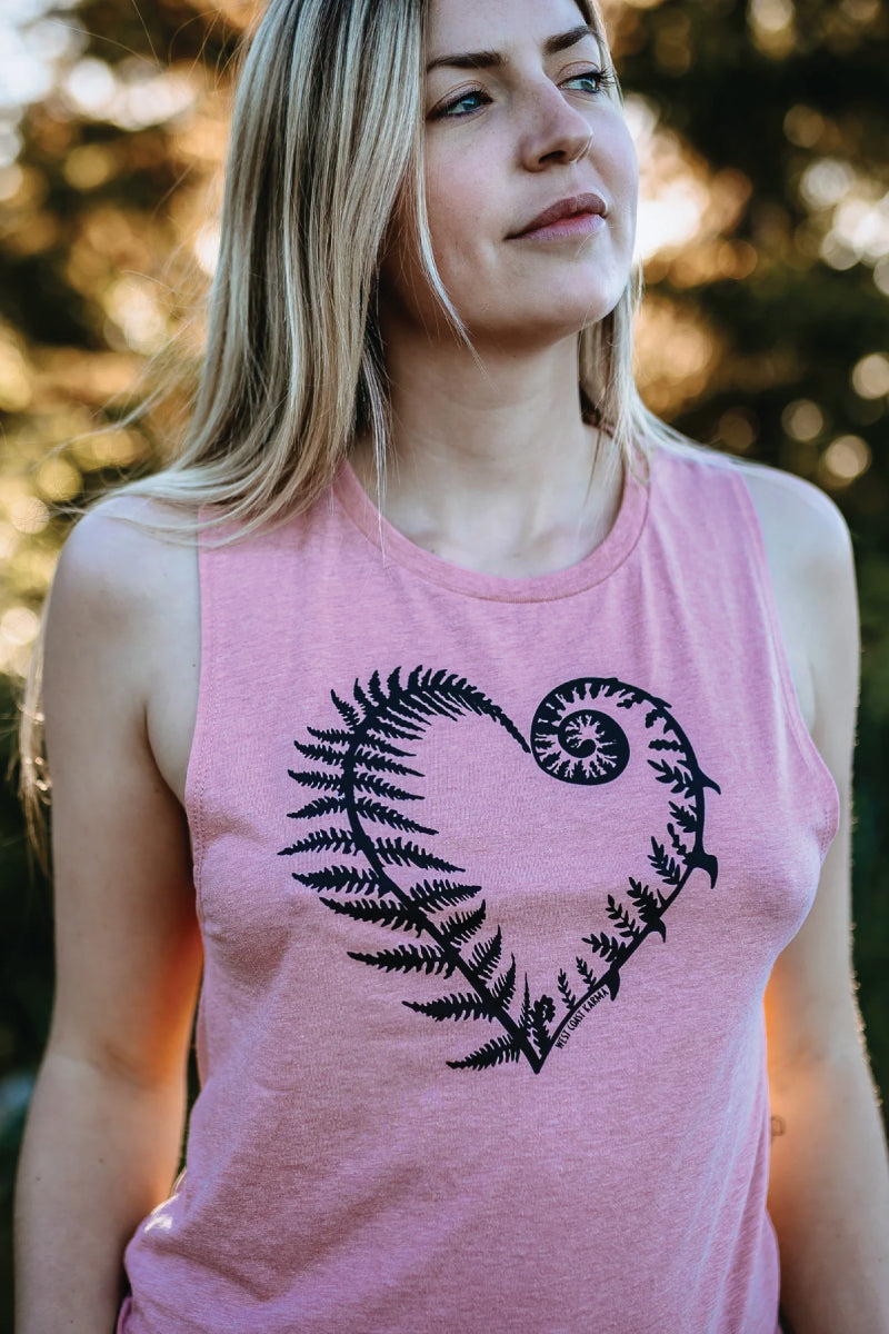 Fern Heart Muscle Tank