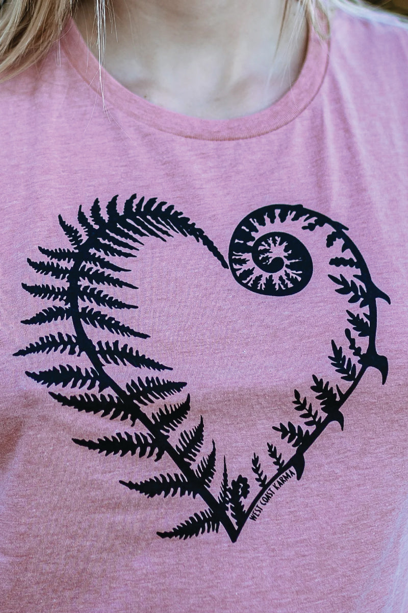 Fern Heart Muscle Tank