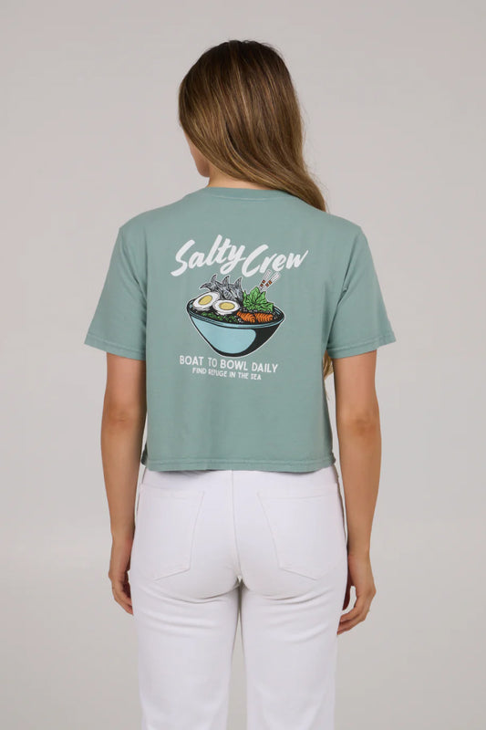 Fish Bowl Crop Tee - SAG