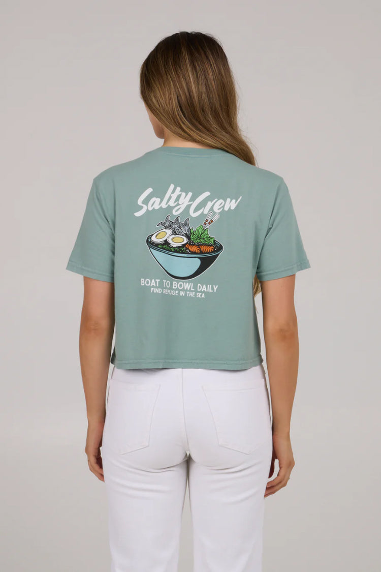 Fish Bowl Crop Tee - SAG