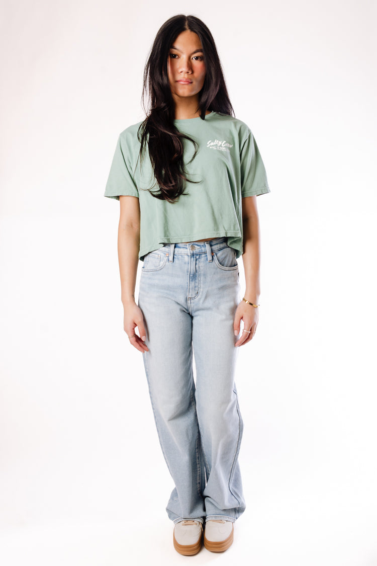 Fish Bowl Crop Tee - SAG