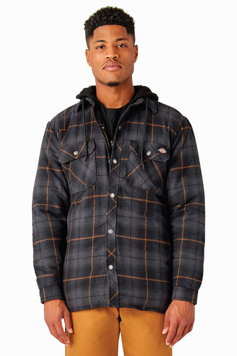 Flannel Hooded Jacket