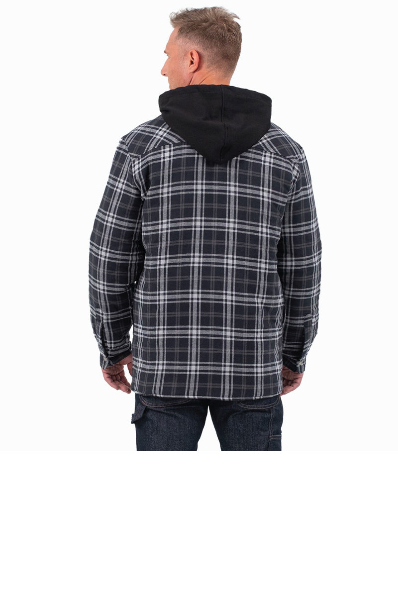 Flannel Hooded Jacket