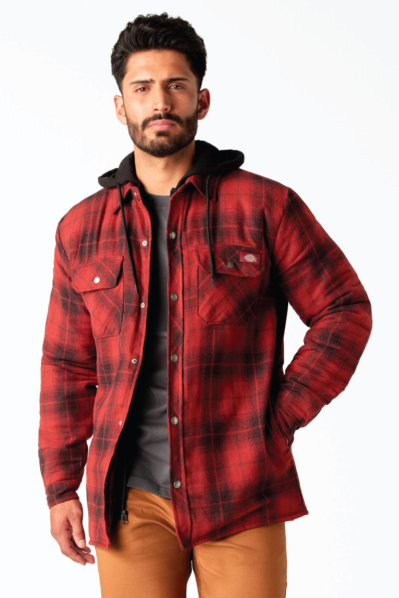 Flannel Hooded Jacket