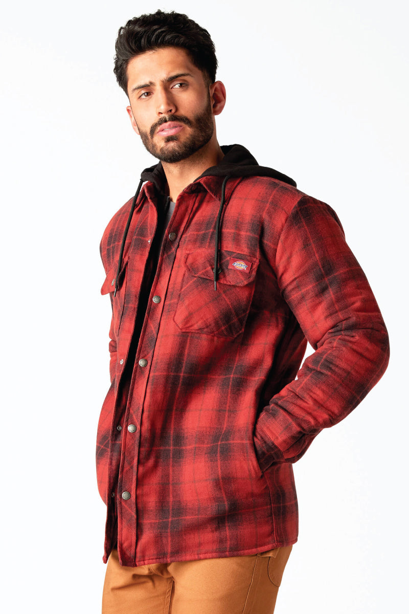 Flannel Hooded Jacket