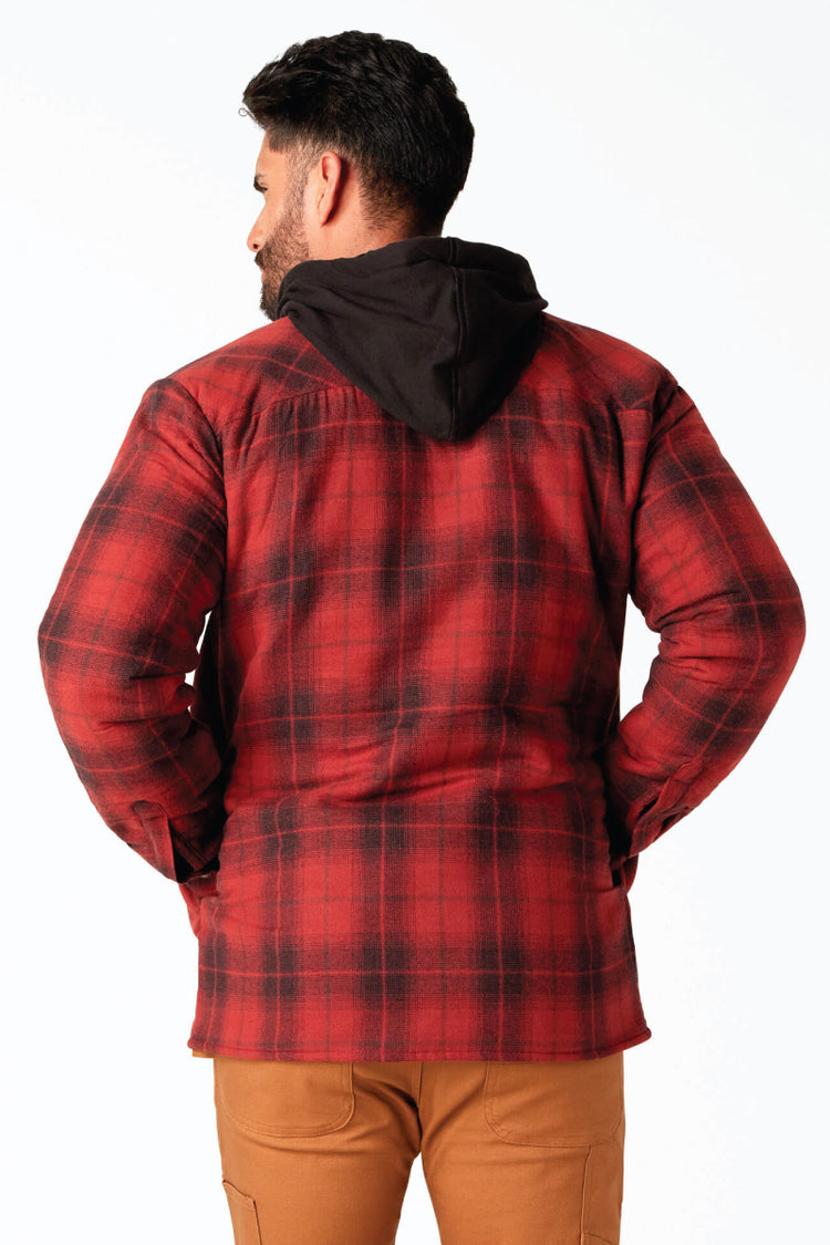 Flannel Hooded Jacket - BRK