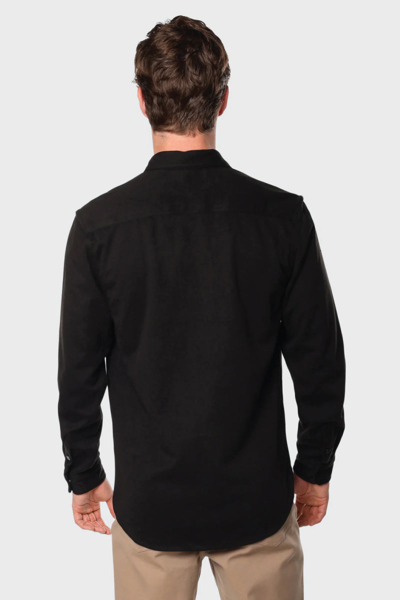 Flex Button Up Shirt - BLK