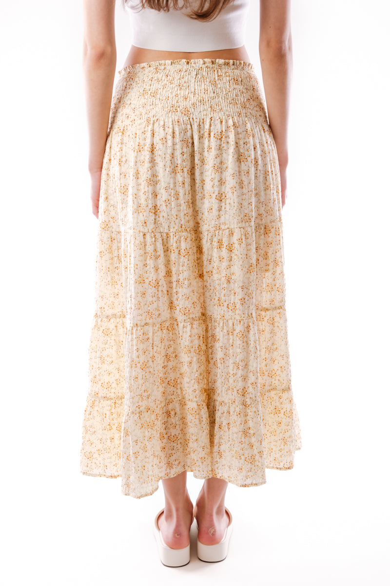 Floral Maxi Skirt - CRM