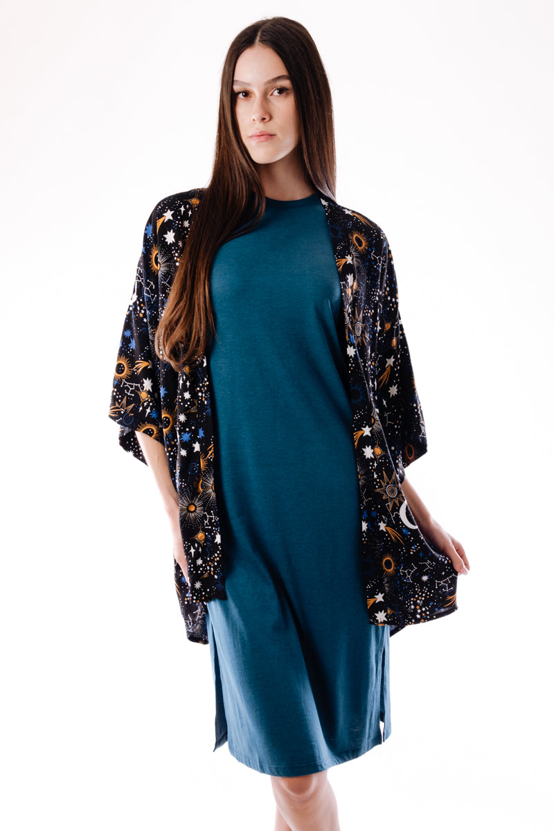 Galaxy Kimono - BLK