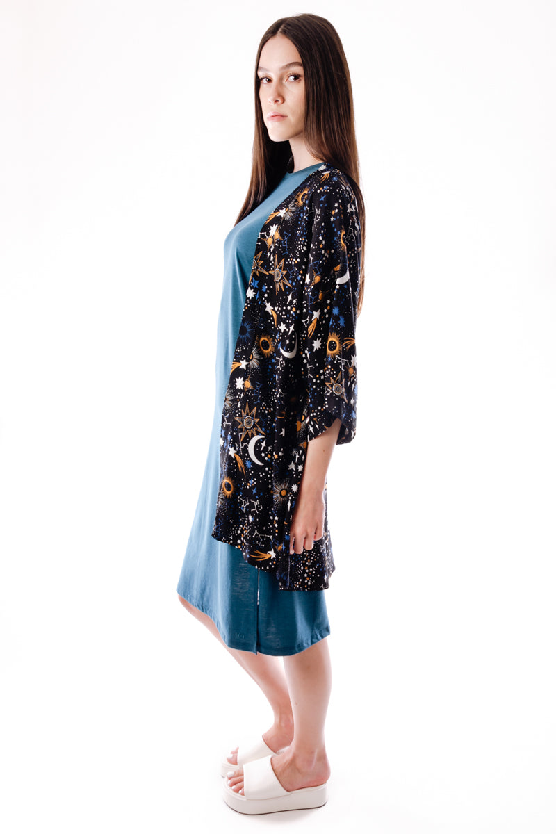 Galaxy Kimono - BLK