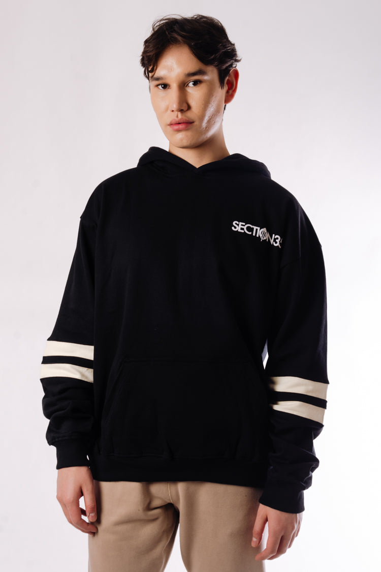 Generations Flocked Hoodie - BLK