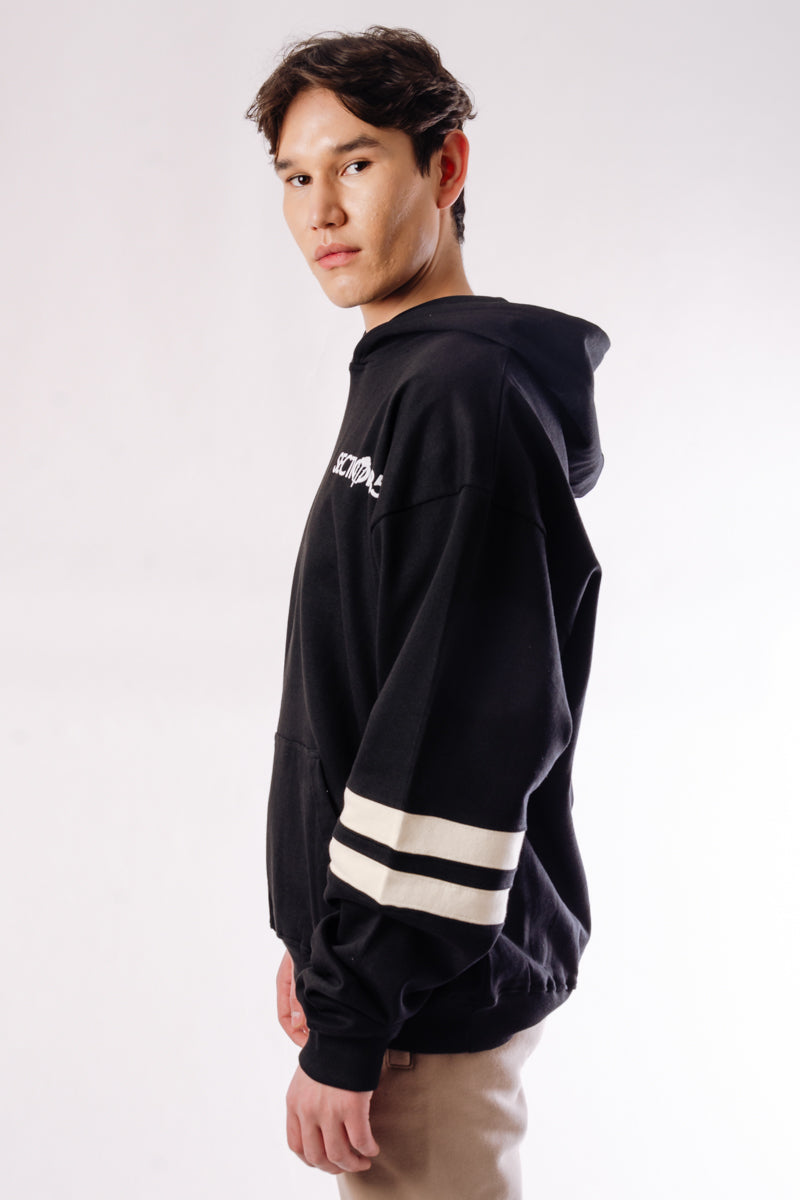 Generations Flocked Hoodie - BLK