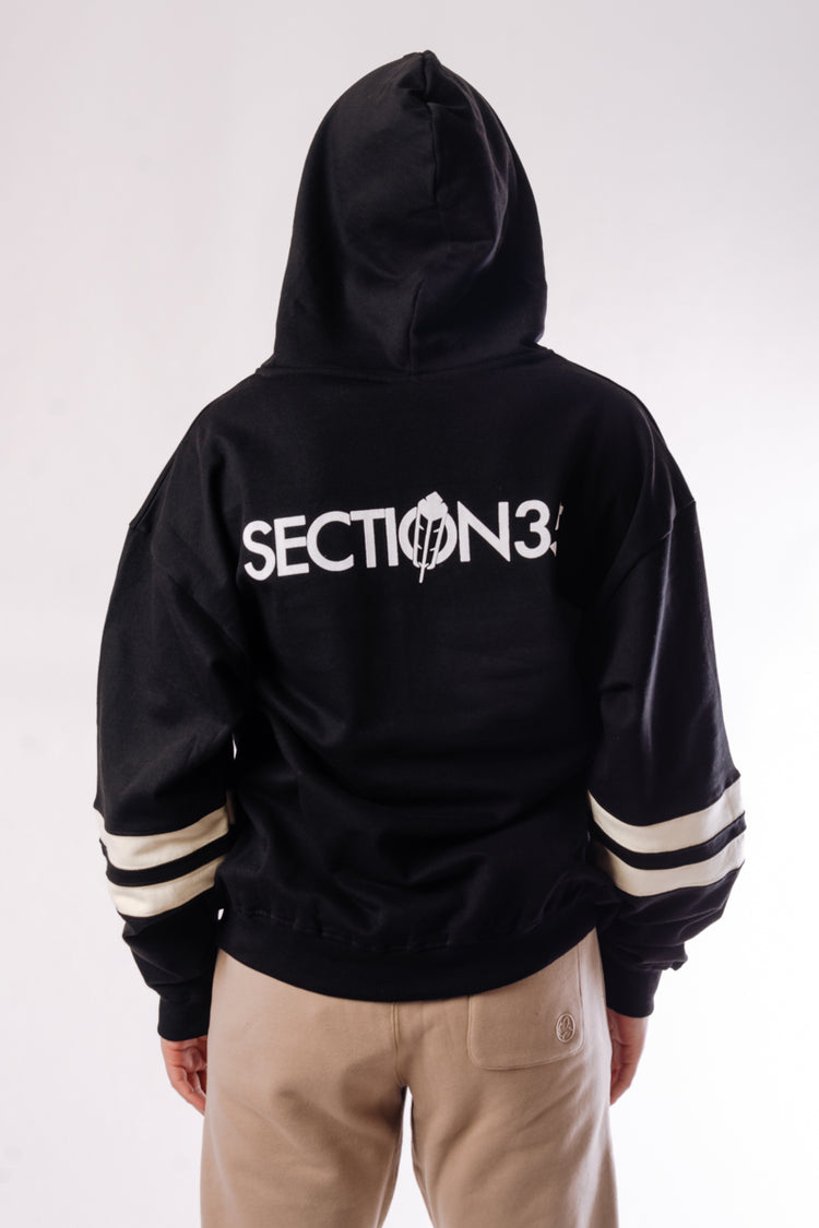 Generations Flocked Hoodie - BLK