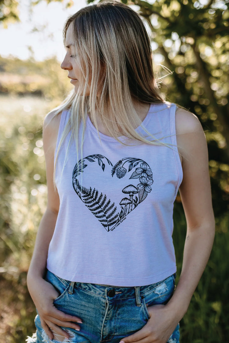 Heart Creation Crop Tank - LAV