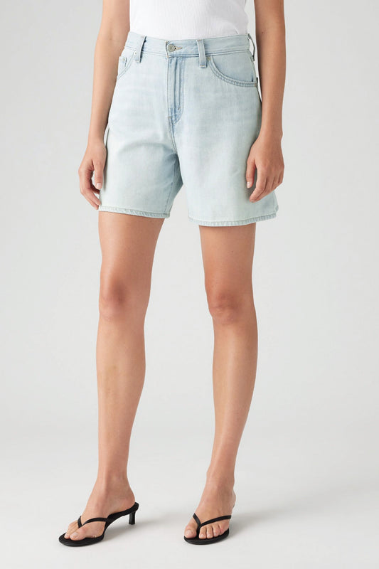 High-Rise Baggy Shorts - LUX