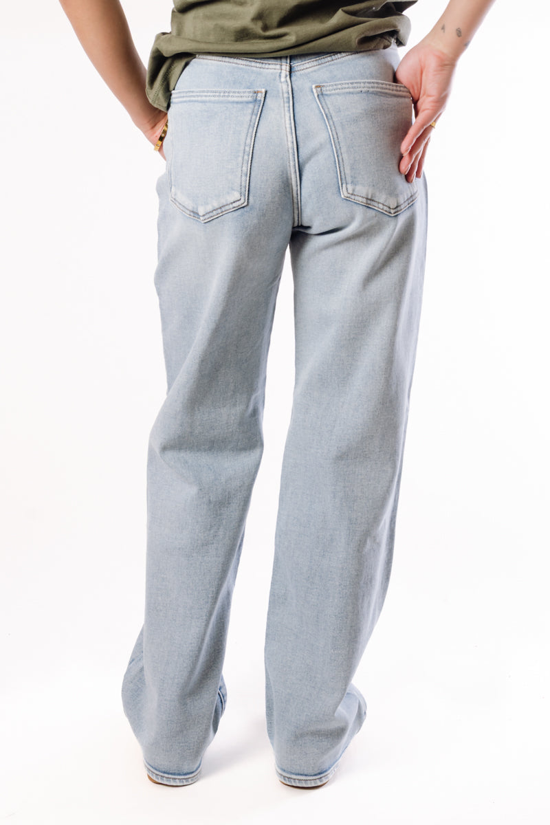 Highly Desirable High Rise Trouser Leg Jeans