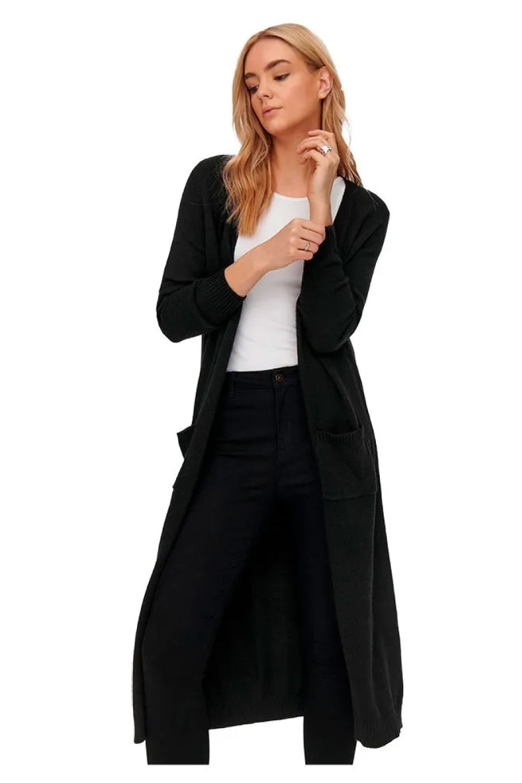 Lesly Long Cardigan - BLK